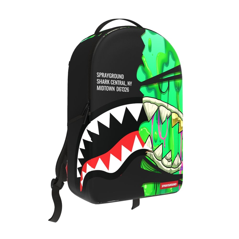HALLOWEEN SHARK CENTRAL DRIPPY SPLIT BACKPACK