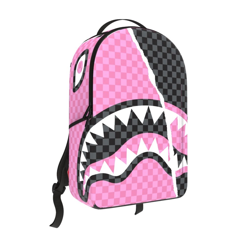 PINK AND BLACK TEAR SIP BACKPACK