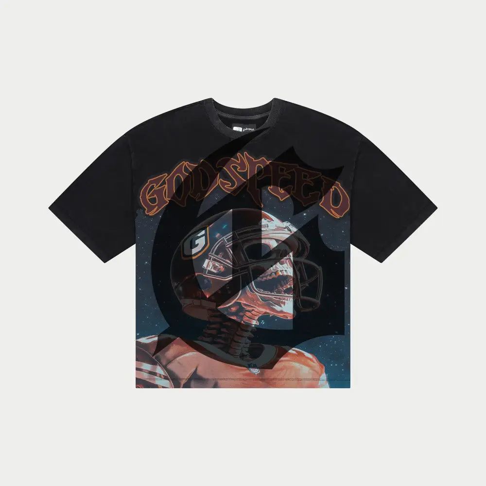 Godspeed Morale (Black Wash) Tee