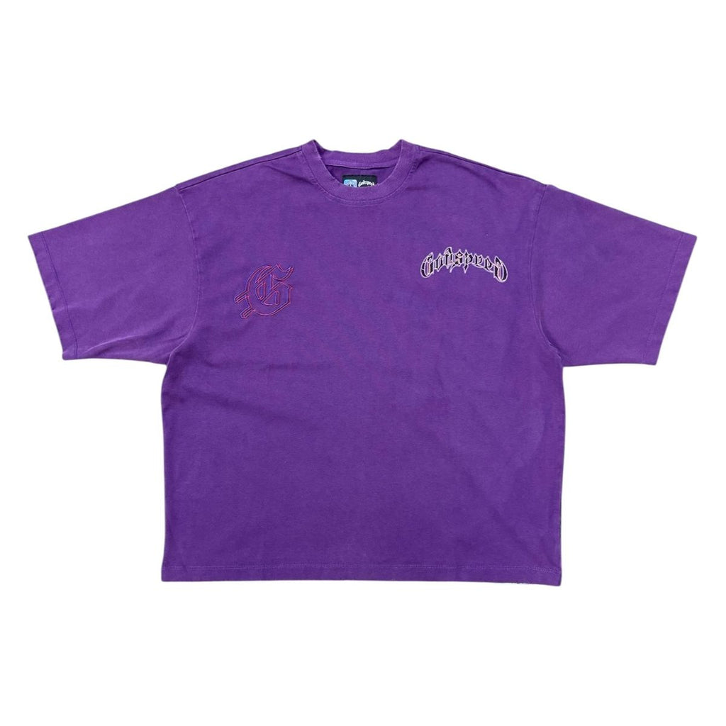 Godspeed GSPD Run Club (Grape) Tee