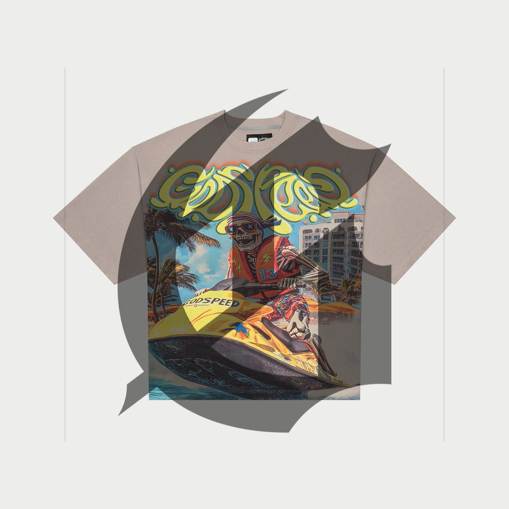 Godspeed Wave Runner (Stone wash) Tee