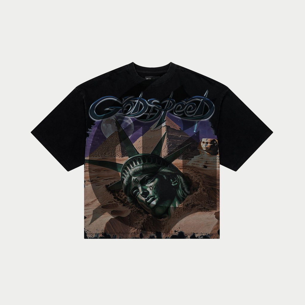Godspeed Mother Cairo (Black Wash) Tee