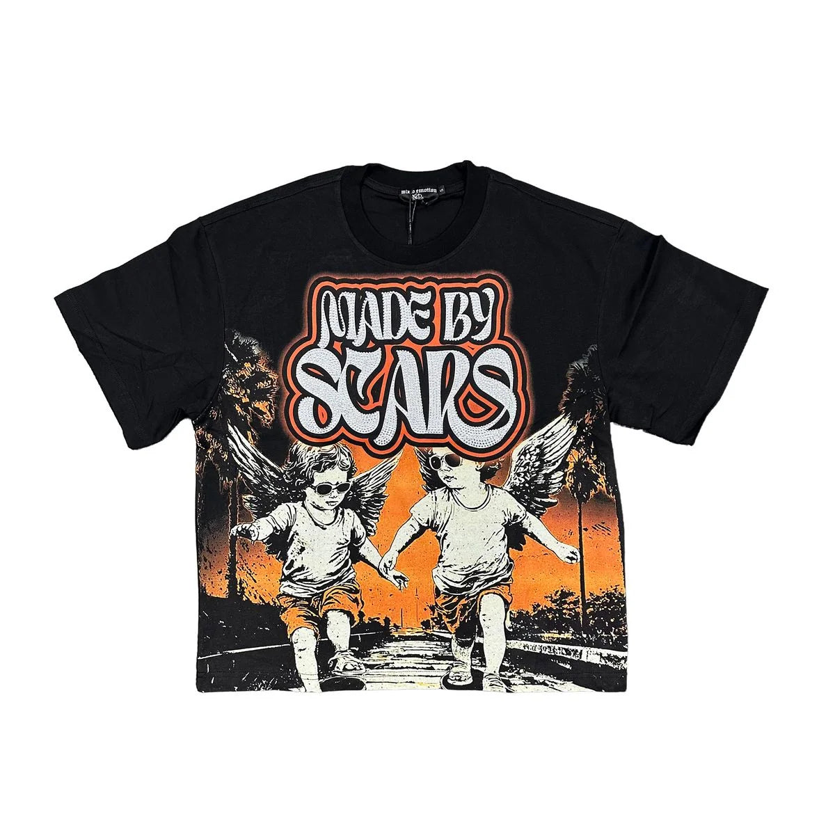 Mixed Emotion Black Twin Tee