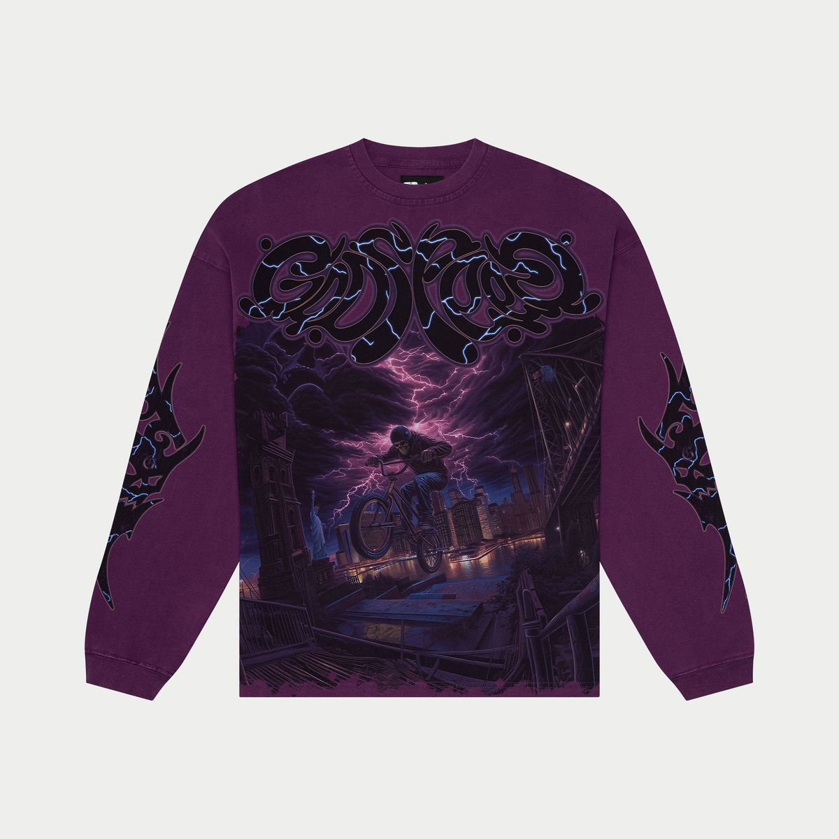 Godspeed B.M.X LS (Grape) Tee