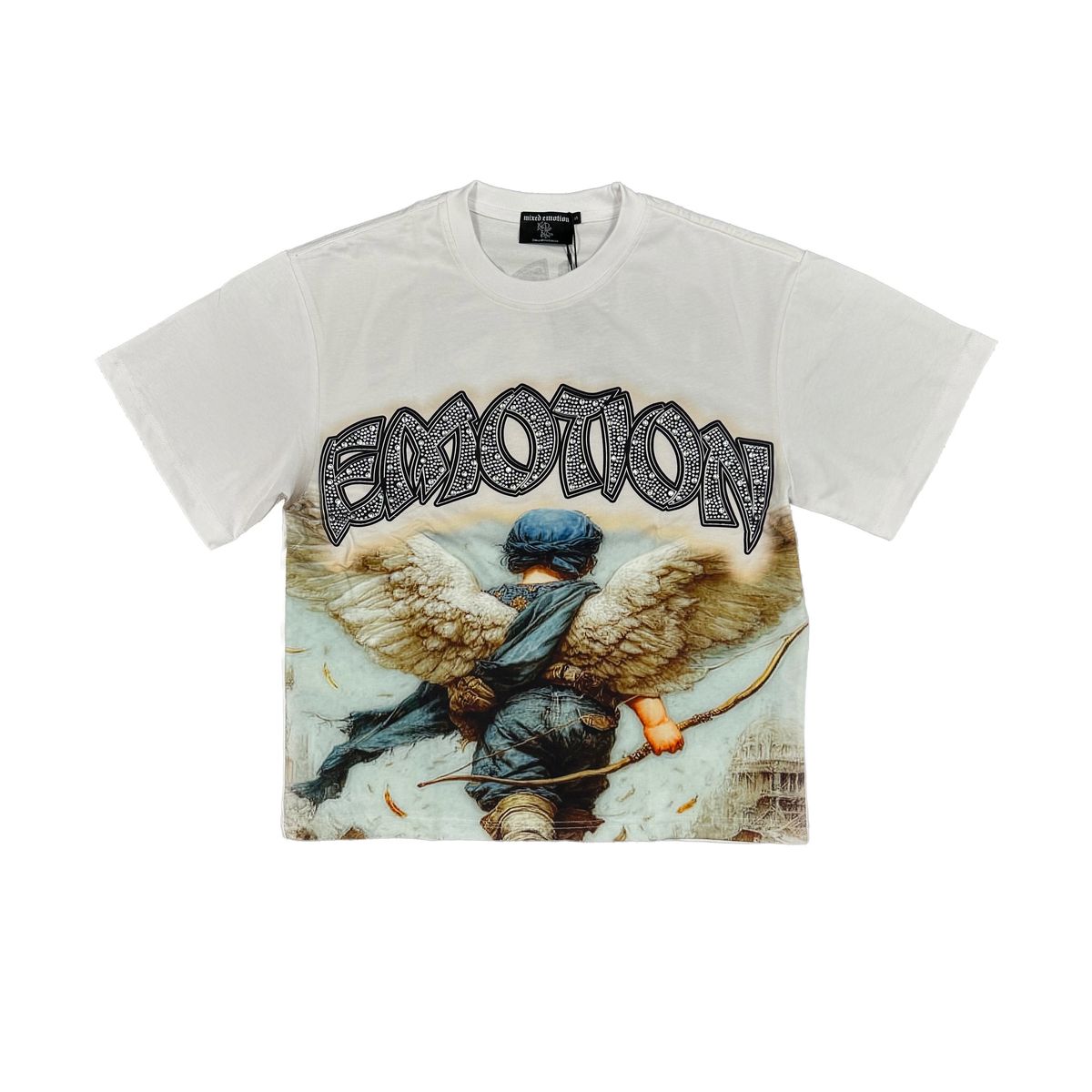 Mix Emotion White “Arch Angel” Tee