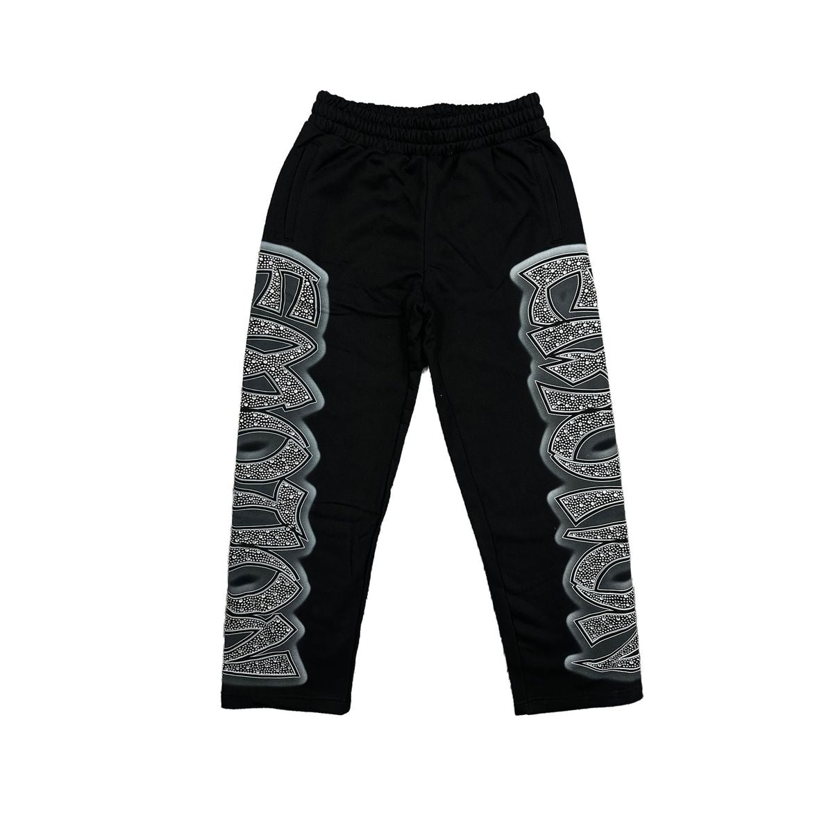 Mix Emotion ‘Midnight’ Rhinestone Sweatpants