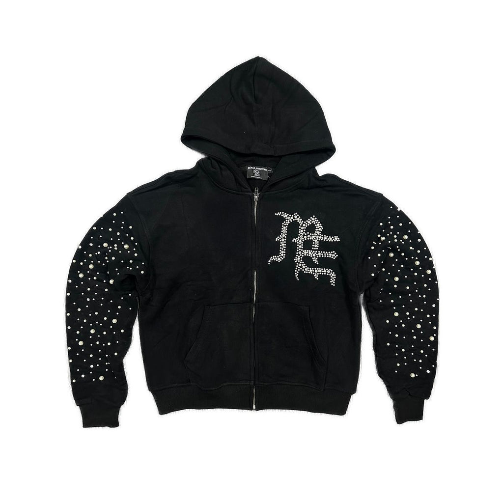 Mixed Emotion Black ‘Pearl’ hoodie