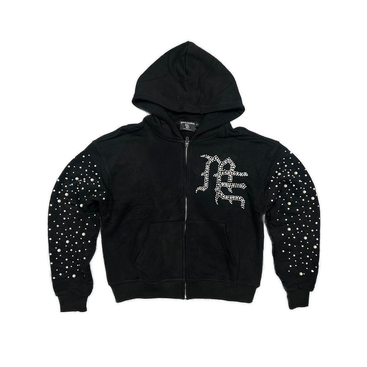 Mixed Emotion Black ‘Pearl’ hoodie