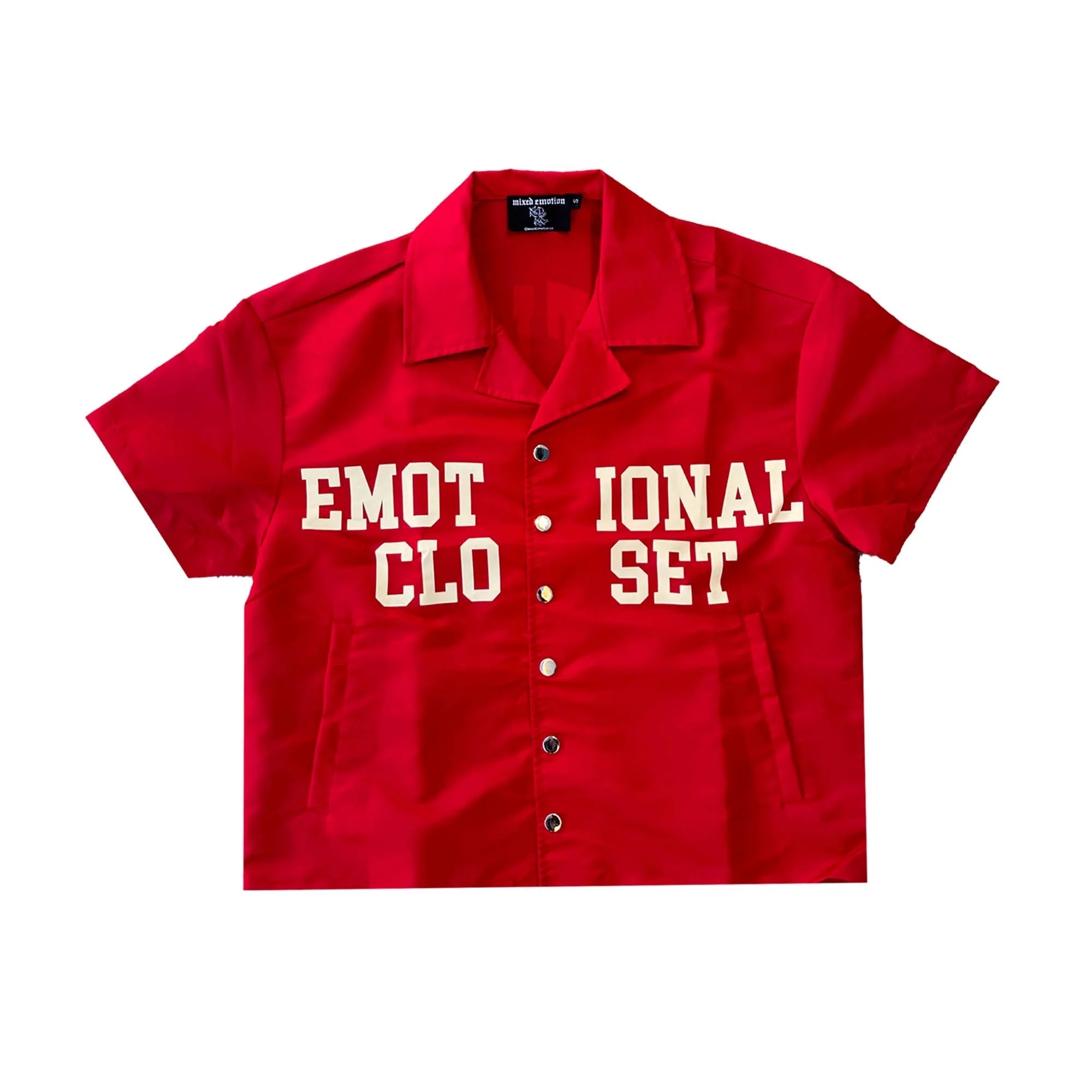 Mixed Emotion 'Backyard' Nylon Shirt (Red)