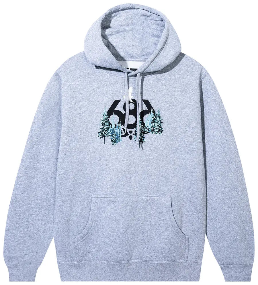 ASSC X 686 Hardpack Hoodie Ath Heather