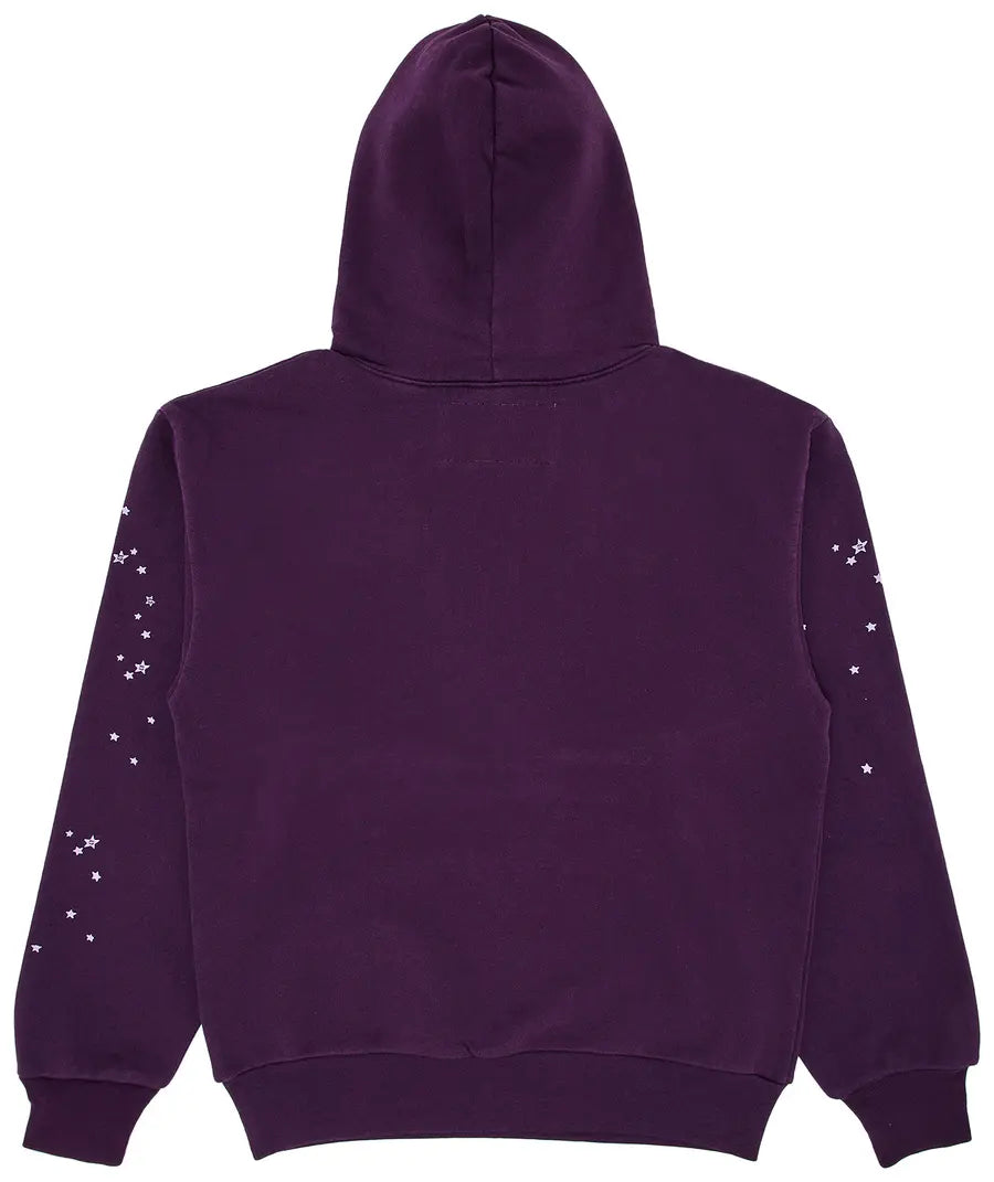 Sp5der Star OG Web V2 Hoodie Purple