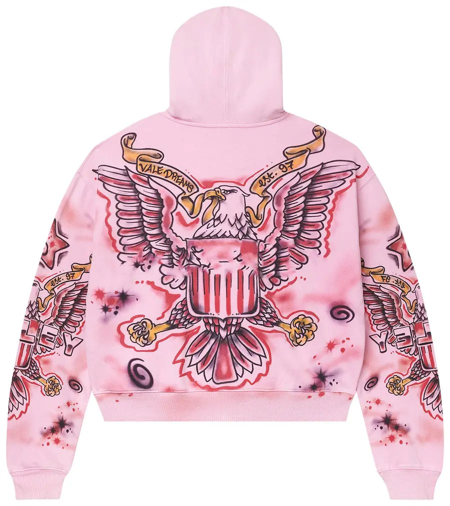 Vale Forever Pink Flag Zip Up