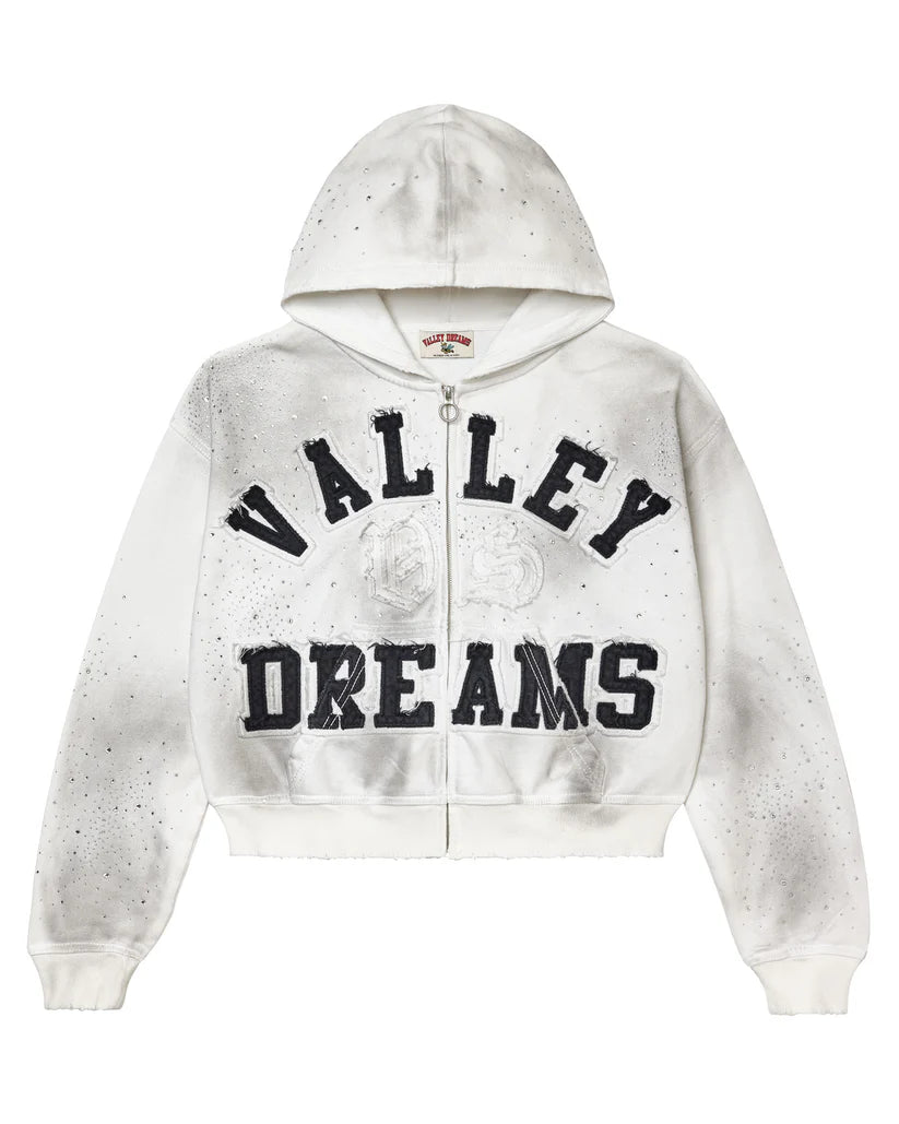 Vale 'Classico' Zip-Up (White)