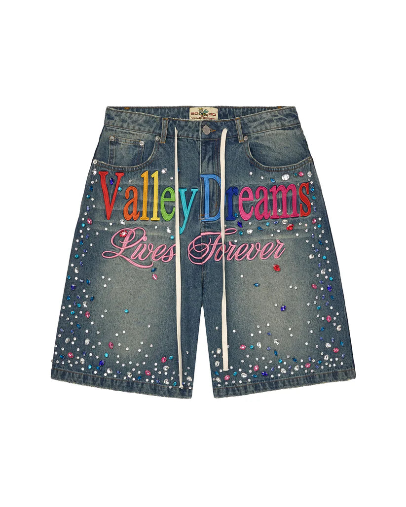 Vale 'Ice Cream' Jorts (Blue)