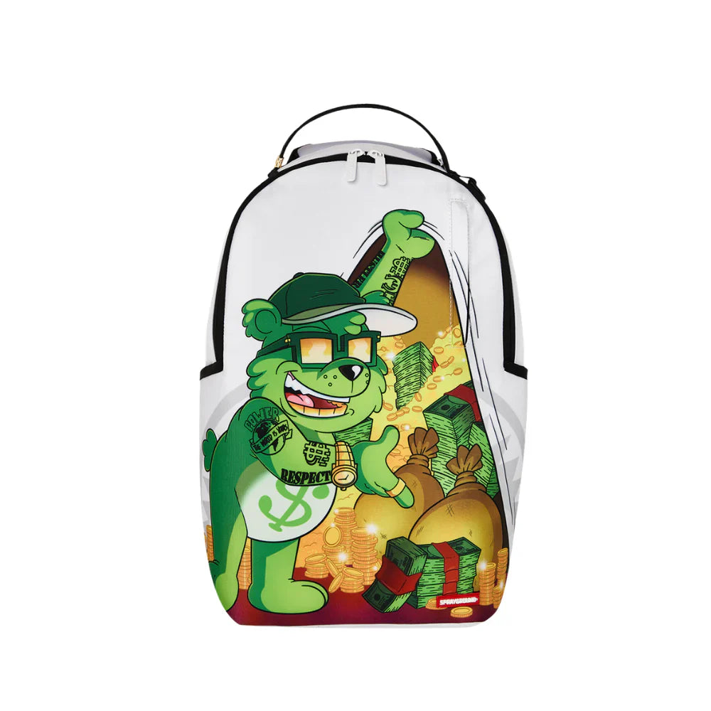 White Moneybear Stash Backpack