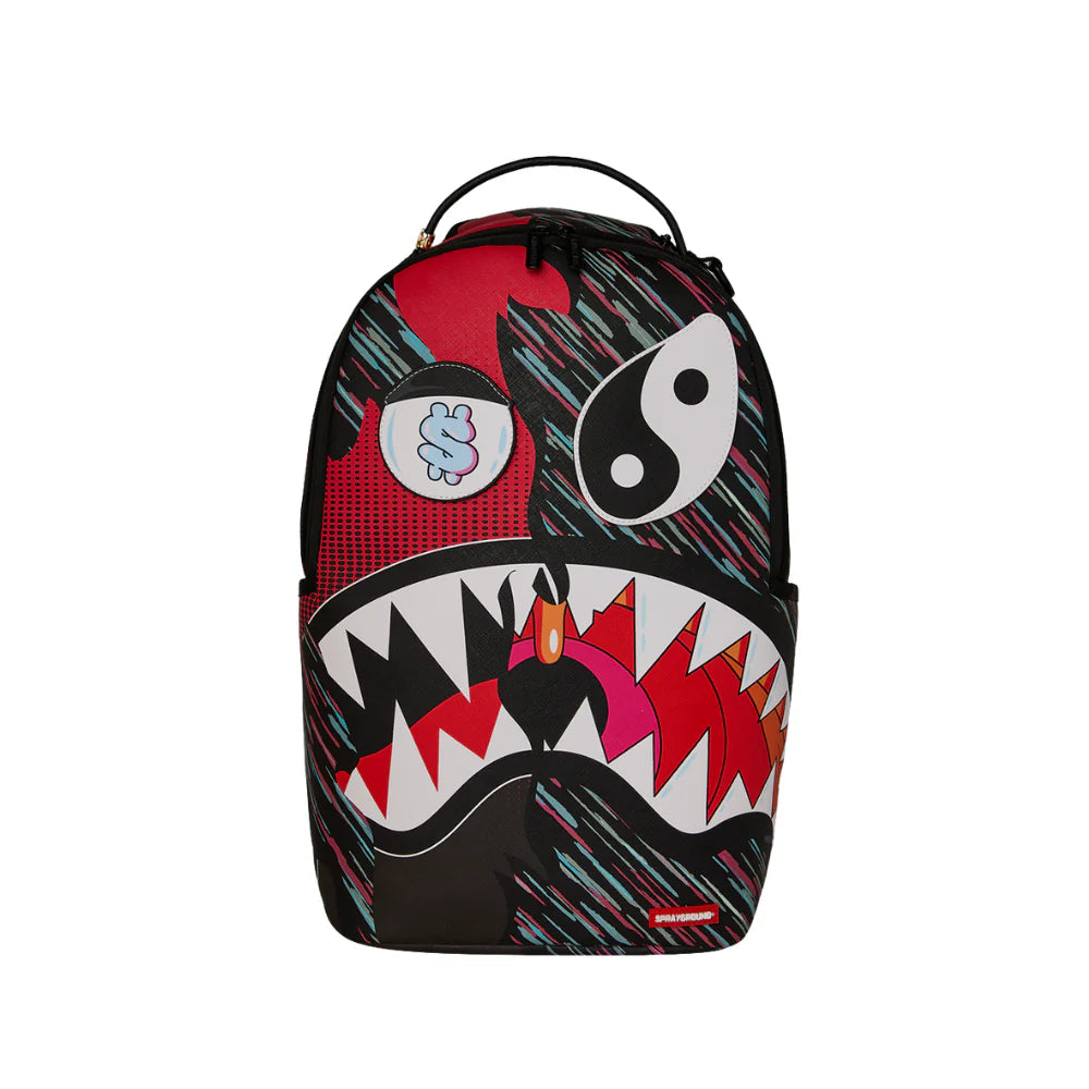 Split Mouth Black Backpack