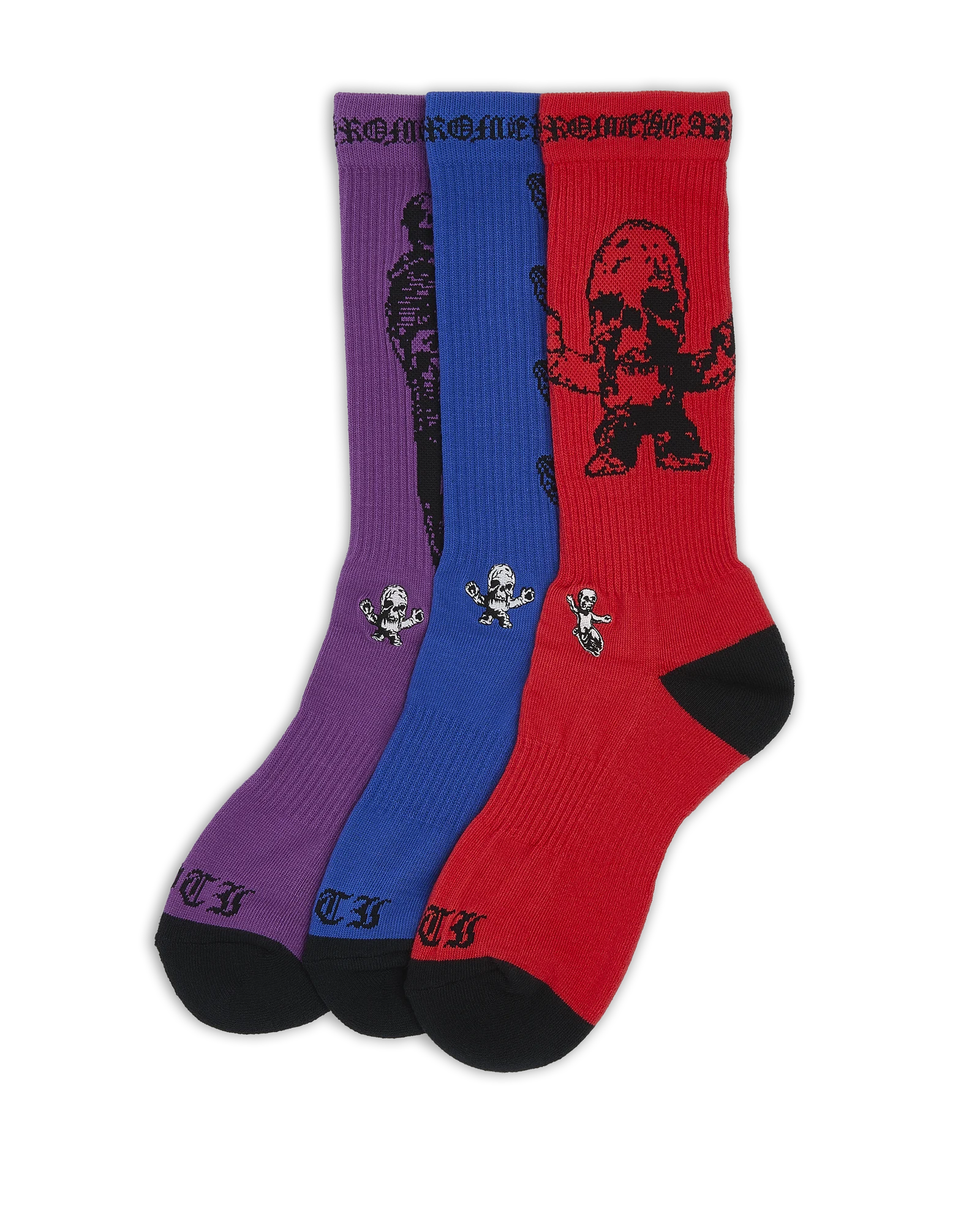 Chrome Hearts 'Foti' Socks (Individuals) (1-Pair/2-Pieces)