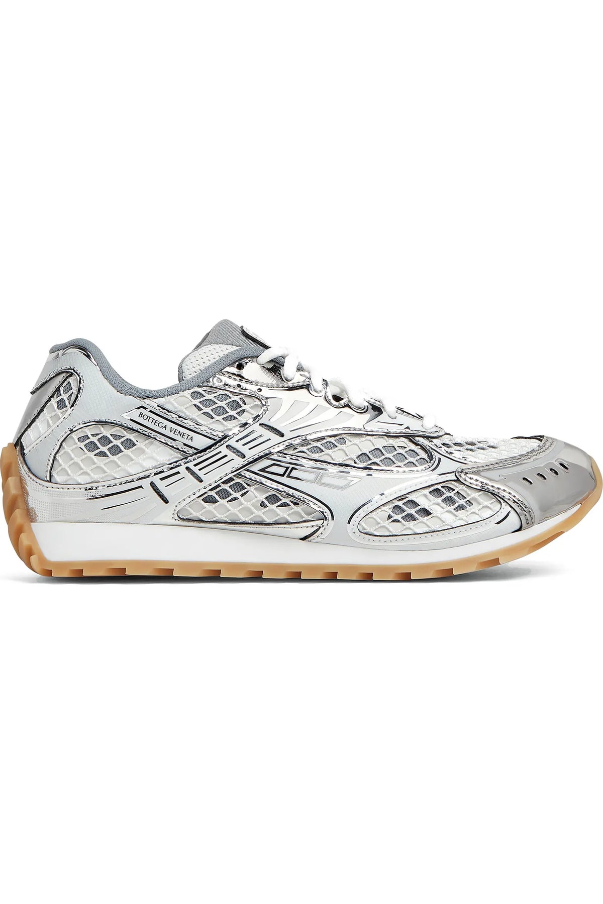Bottega Veneta Orbit Sneaker 'White/Silver'