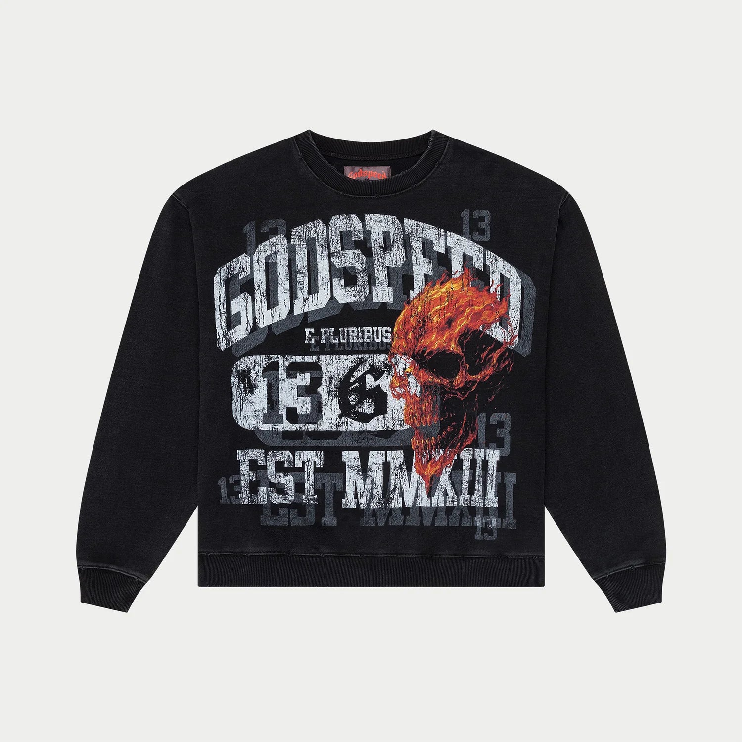 Godspeed 'Seeing Double' Sweatshirt (Black wash)