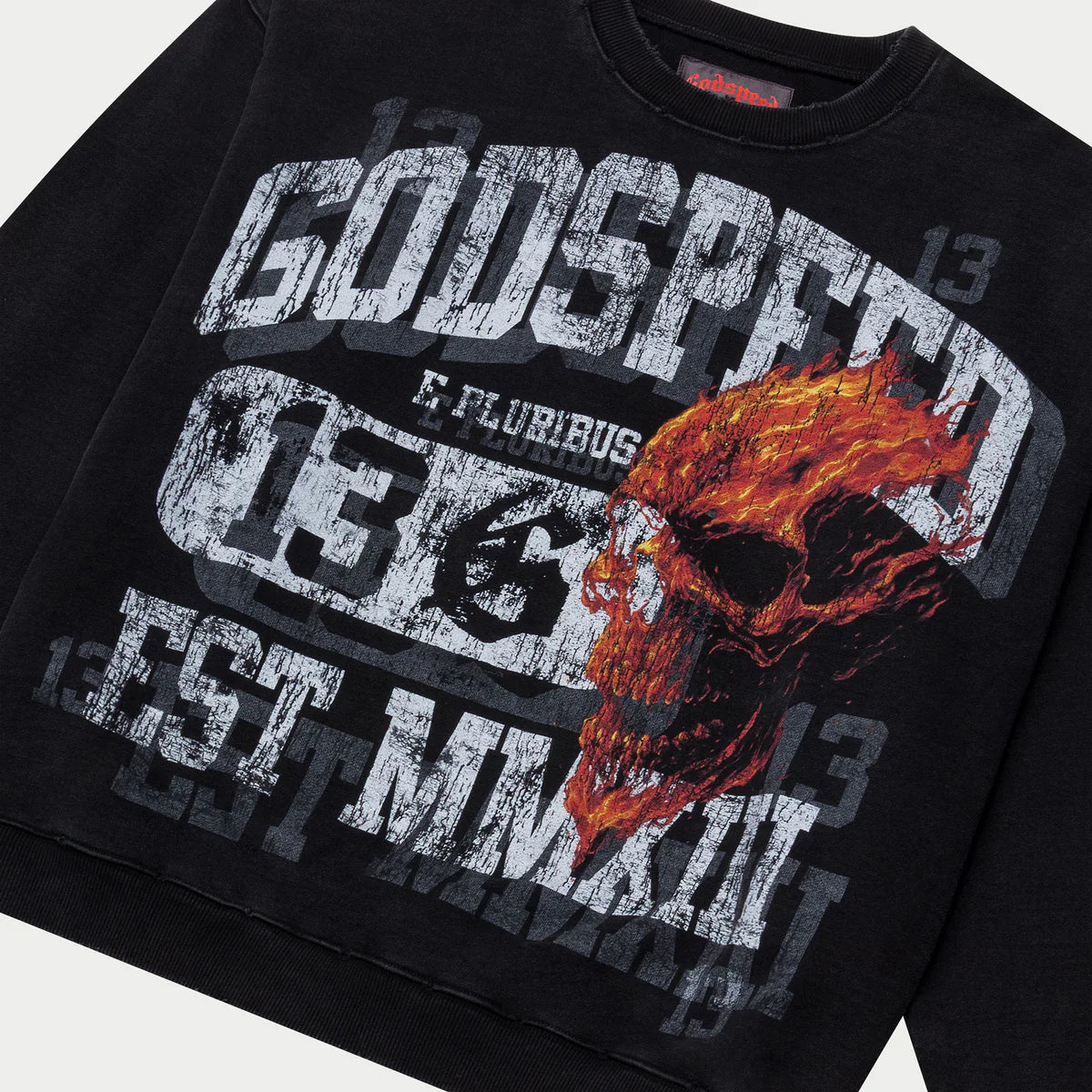 Godspeed 'Seeing Double' Sweatshirt (Black wash)
