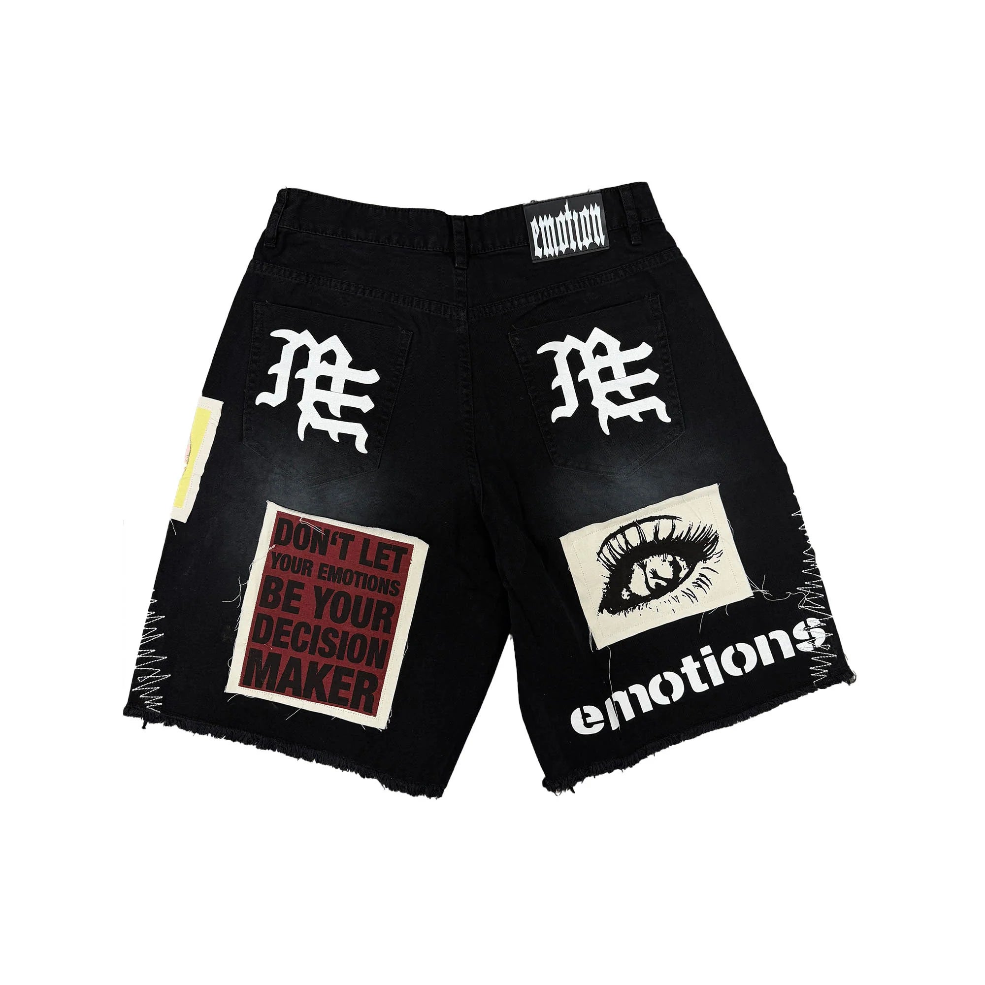 Mixed Emotion 'Chaos' Carpenter Shorts (Black)