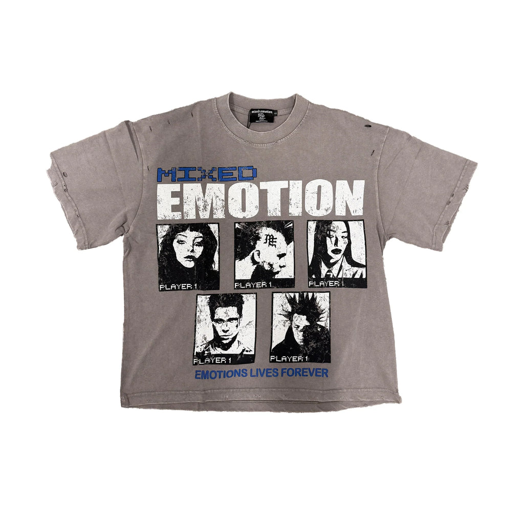 Mixed Emotion 'Gallery' T-Shirt (Grey)