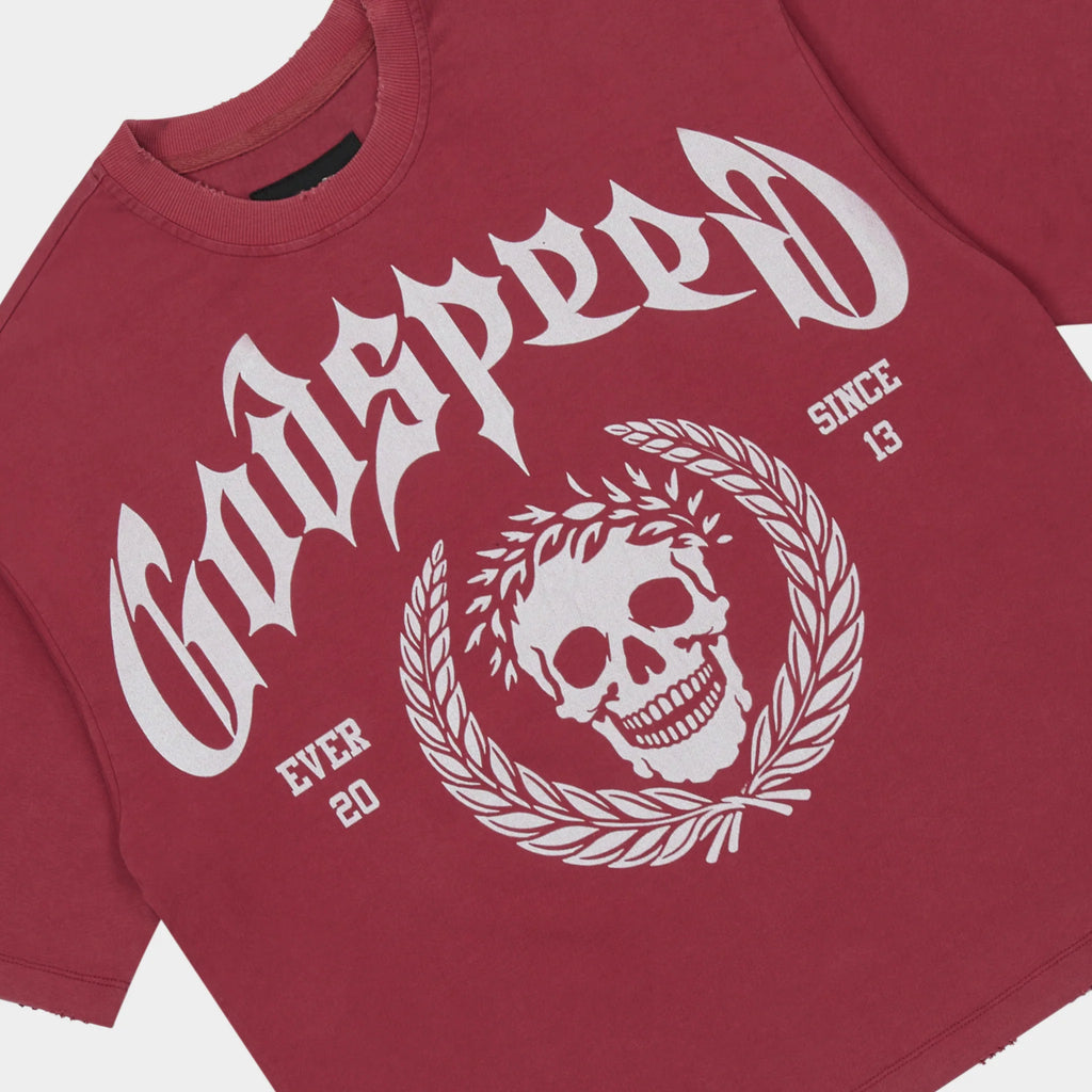 Godspeed 'Victor Crest' T-Shirt (Red)