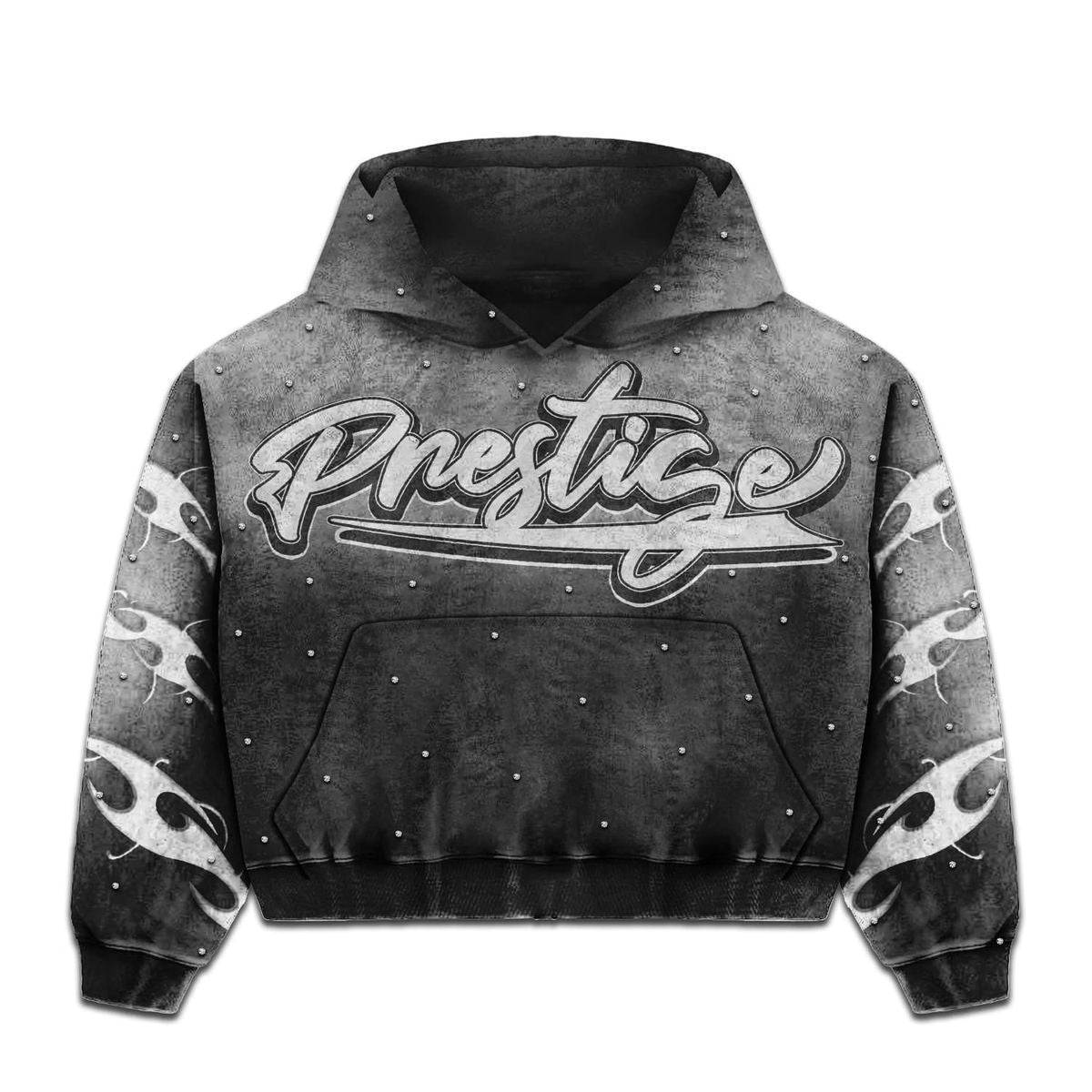 Prestige ‘Flames’ Hoodie (Black)