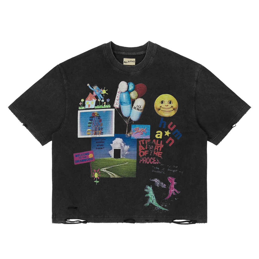 All Human Studios 'Requiem For A Dream V2' T-Shirt (Black)