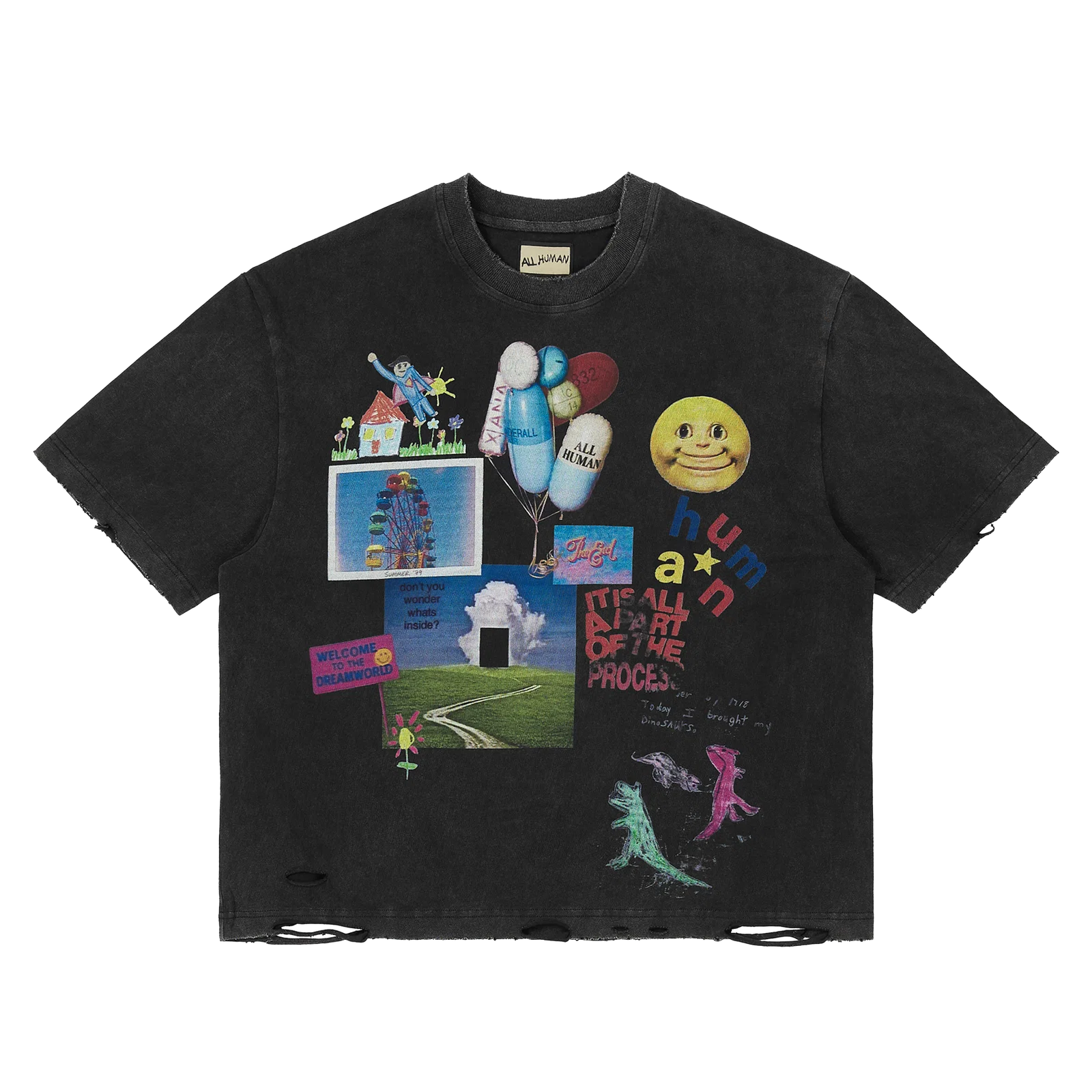 All Human Studios 'Requiem For A Dream V2' T-Shirt (Black)