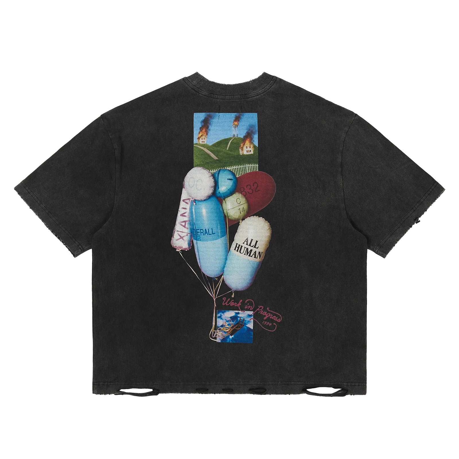 All Human Studios 'Requiem For A Dream V2' T-Shirt (Black)