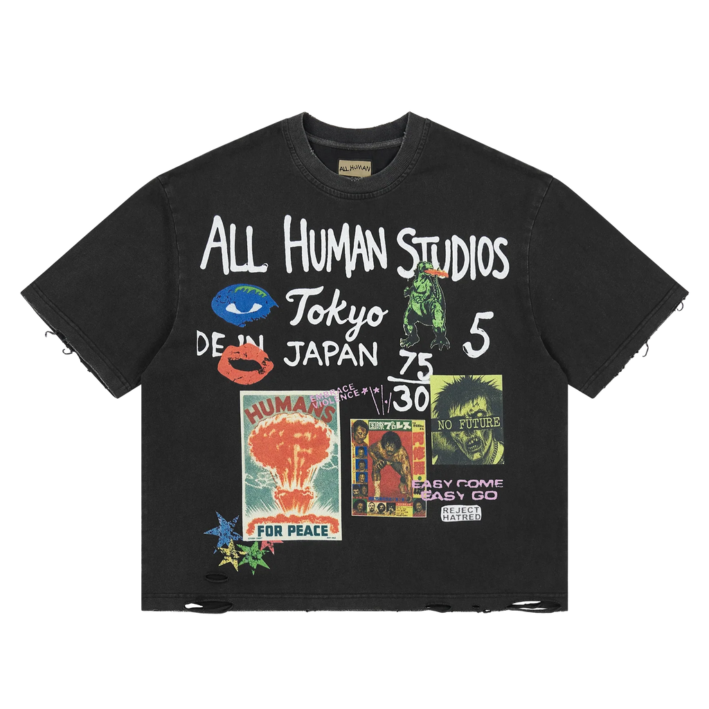 All Human Studios 'Shinjuku' T-Shirt (Black)