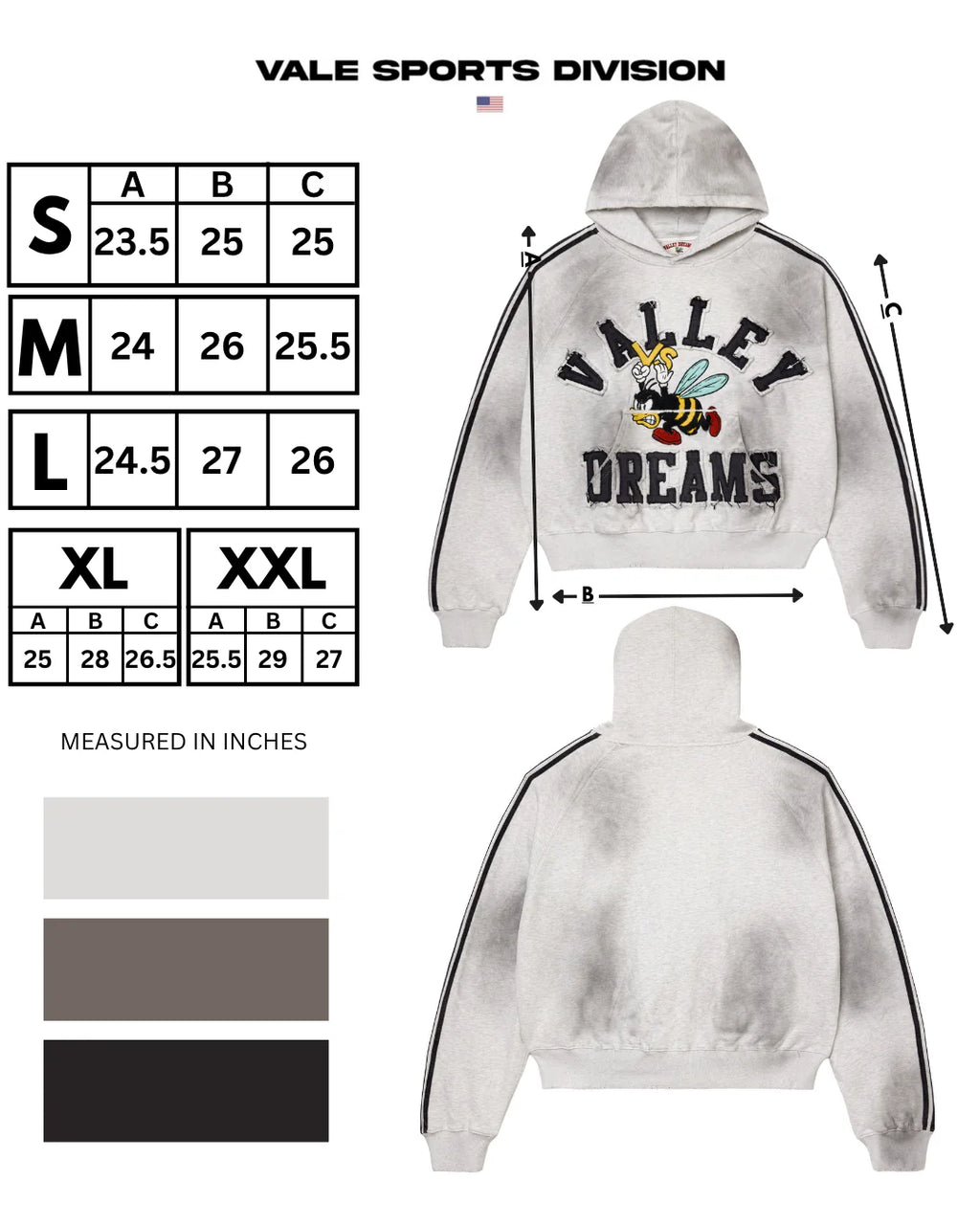 Vale Forever ANTHEM PULLOVER [STONE GRAY]