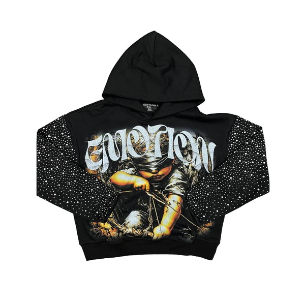 Mixed Emotion Black Cupid Archer RS hoodie