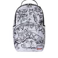 Sprayground 'White Doodle' Backpack