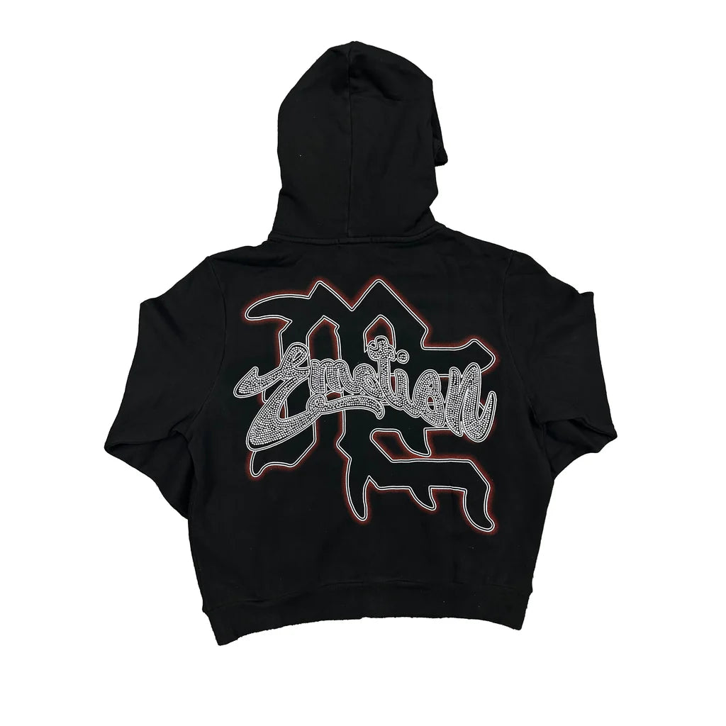 Mixed Emotion Black Cupid Zip Up