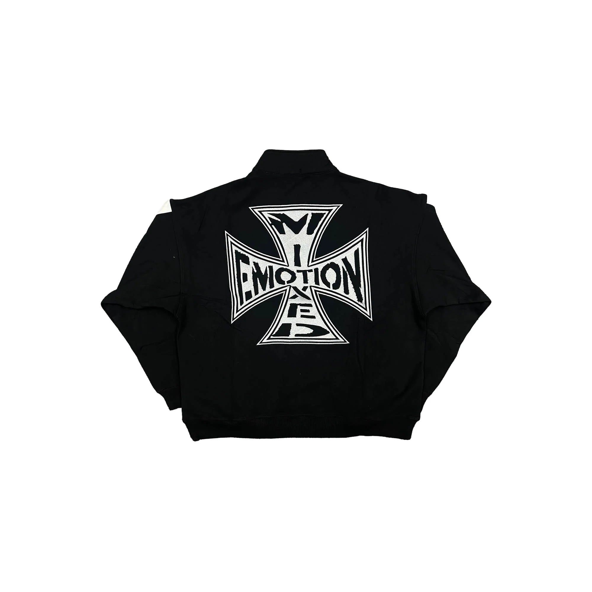 Mixed Emotion Black “Quarter” zip Jacket