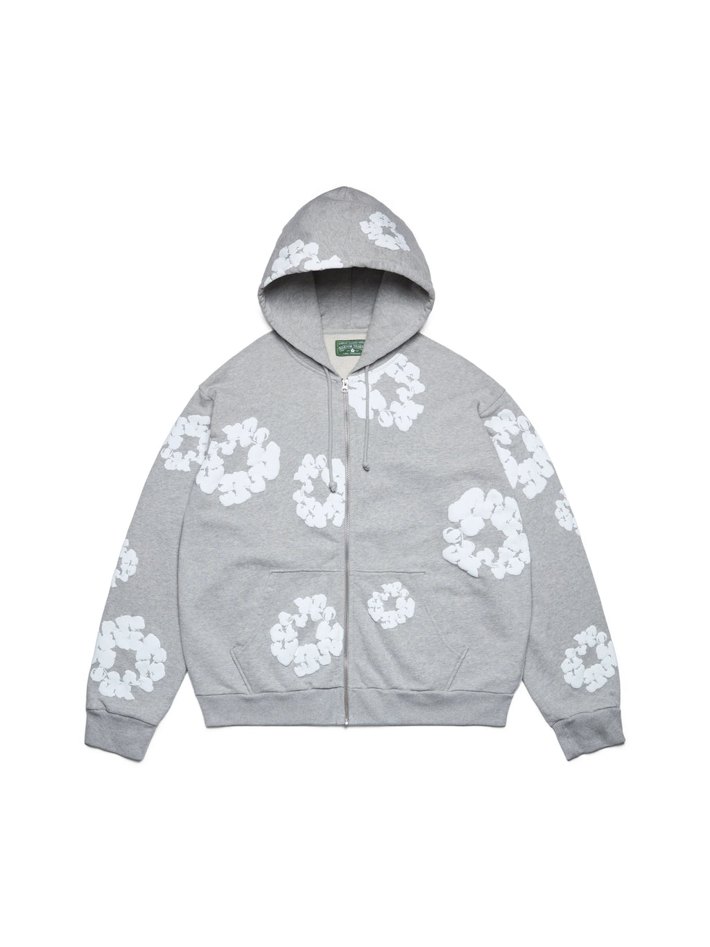 Denim Tears 'The Cotton Wreath' Zip-Up (Grey)