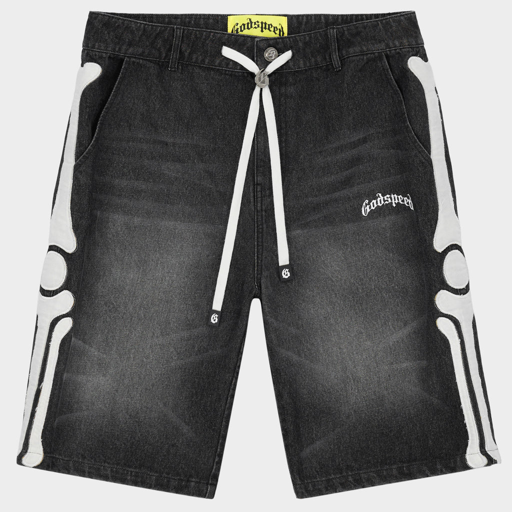 Godspeed 'Femur' Denim Shorts (Black)
