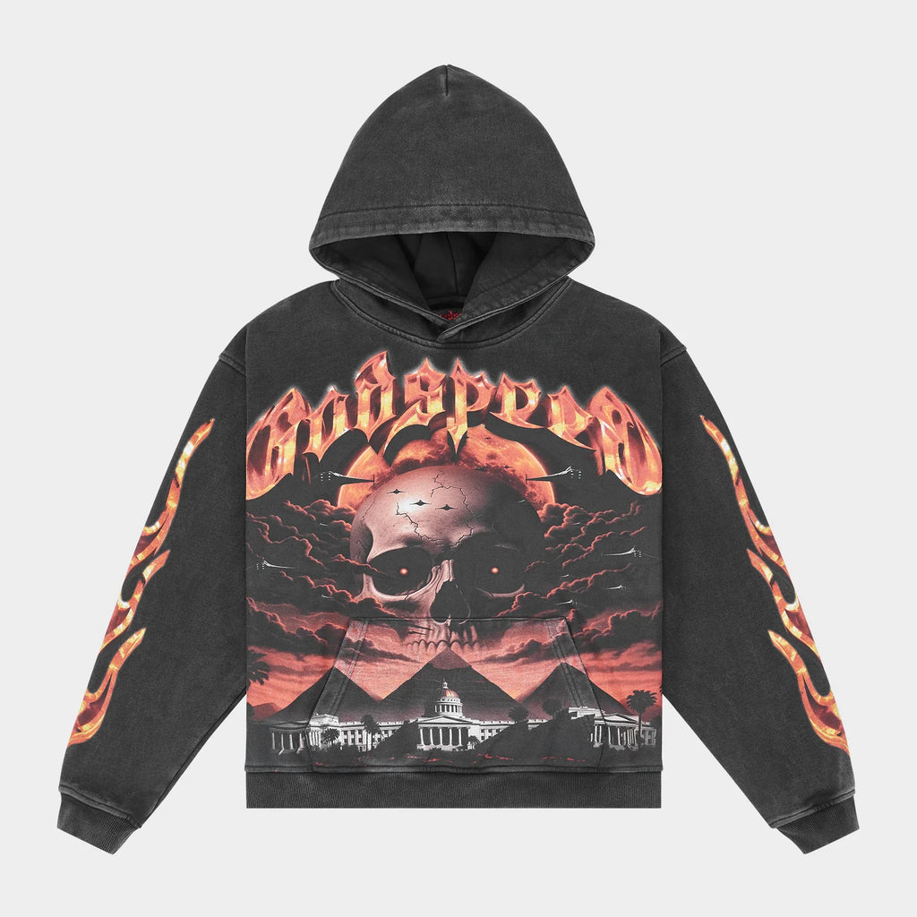 Godspeed Hoodie Echoes of Empires (Black Wash)