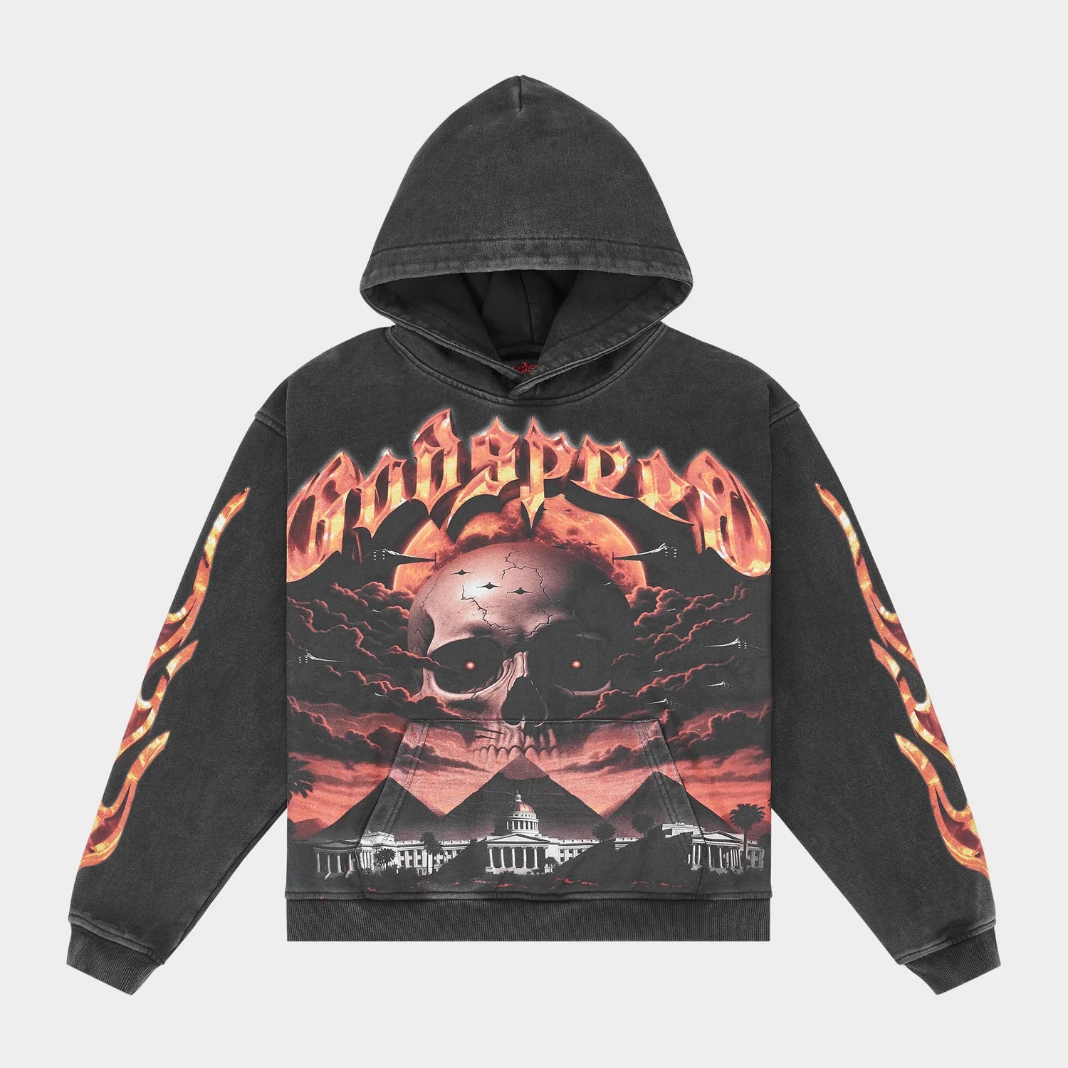 Godspeed Hoodie Echoes of Empires (Black Wash)