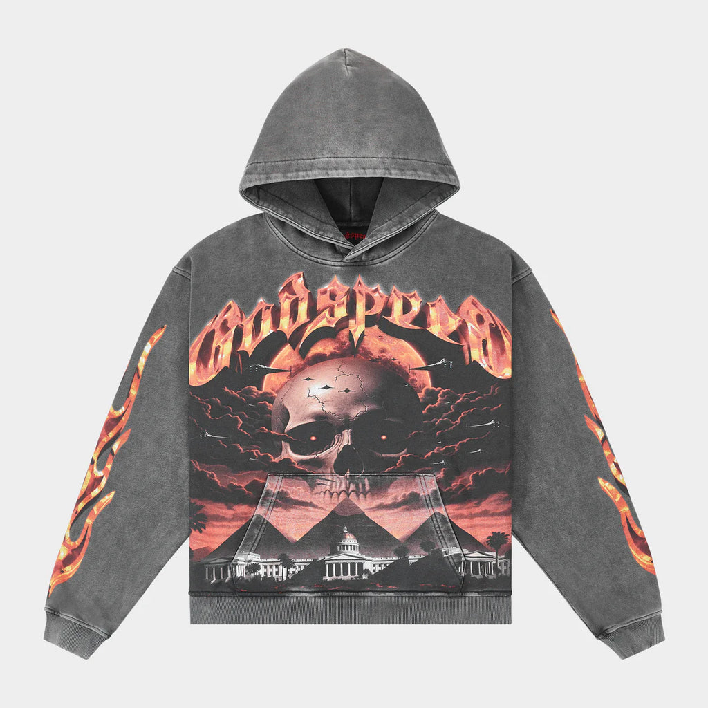Godspeed Hoodie Echoes of Empires (Grey Wash)