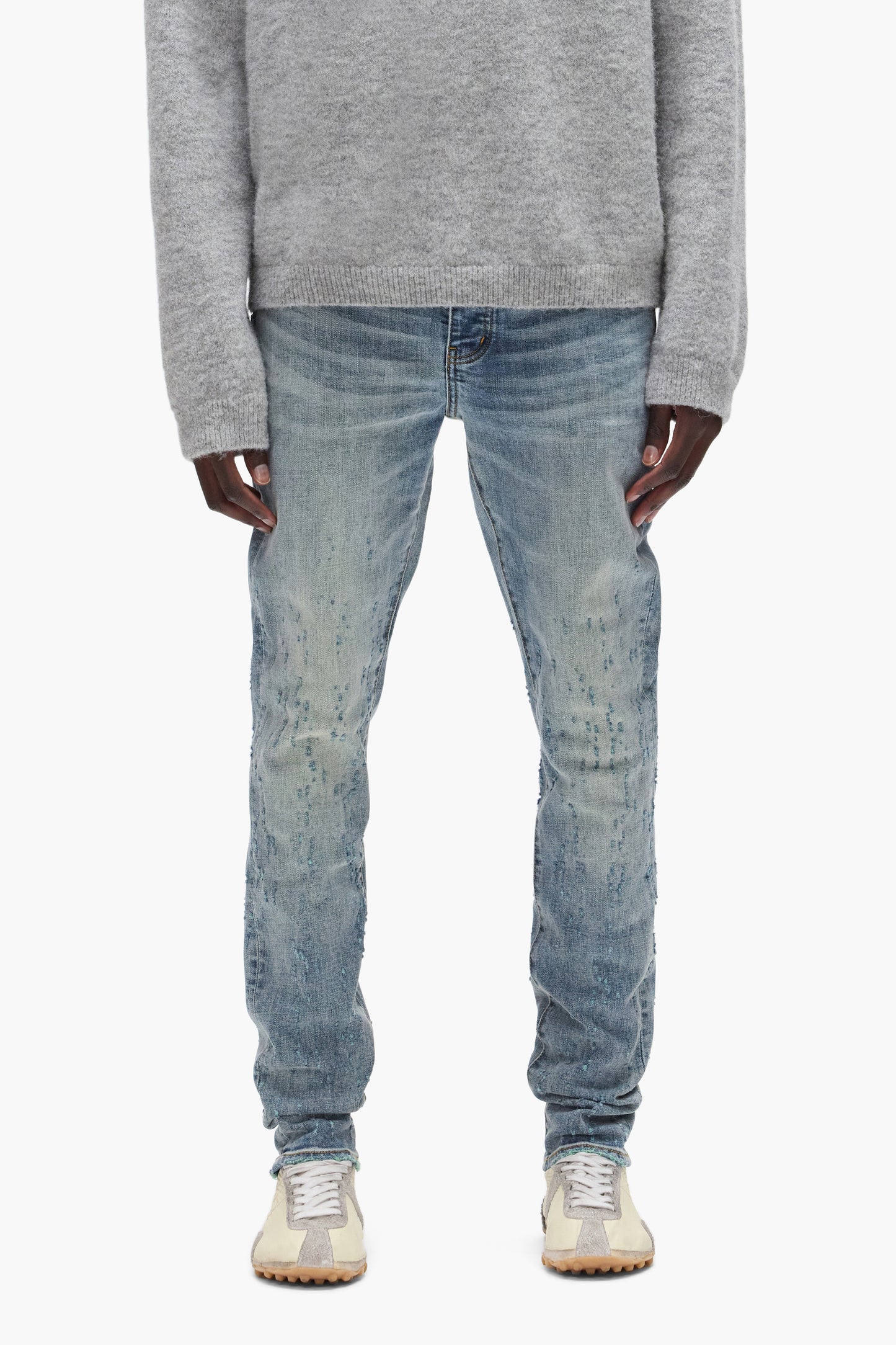 Purple Brand Jeans 'Weft Buckshot Mid Indigo'