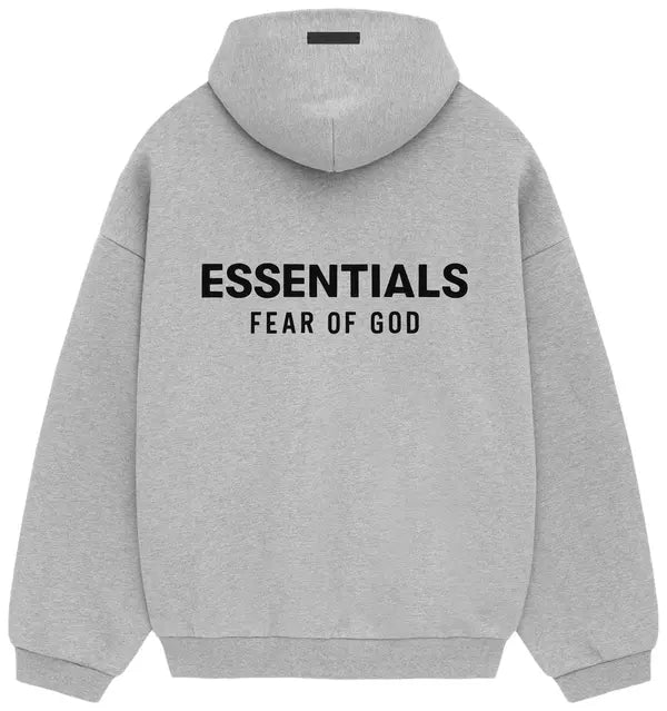 Fear of God Essentials Fleece Hoodie Light Heather Gray