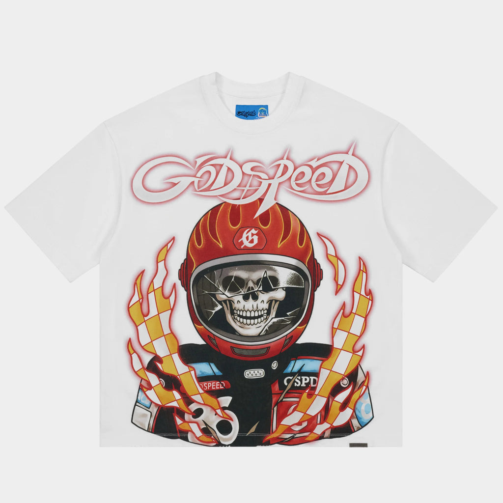 Godspeed 'NextGen Road Rage' T-Shirt (White)