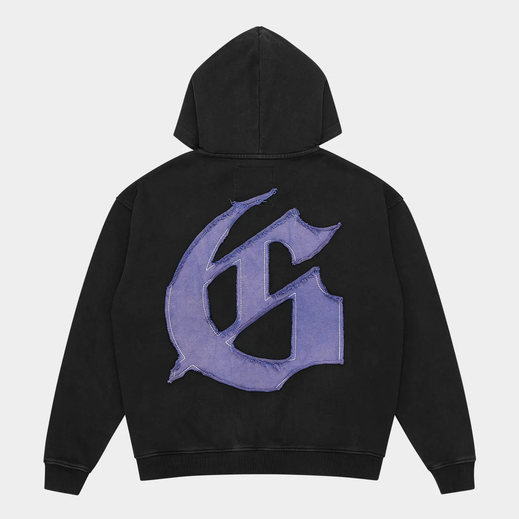 Godspeed 'Raw Import' Zip-Up (Black/Blue)