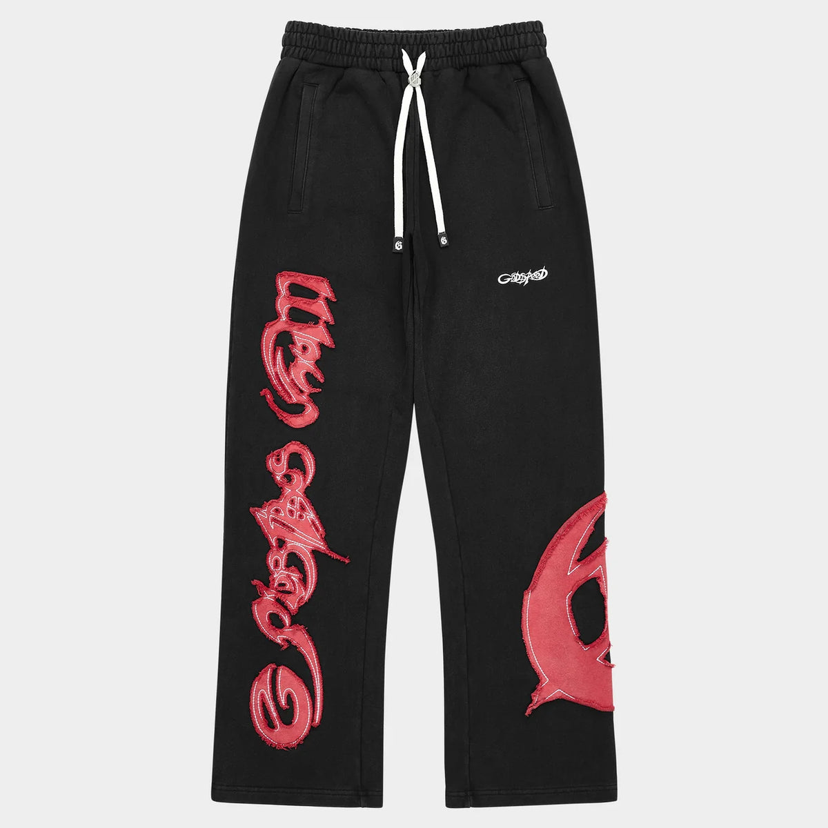 Godspeed 'Raw Import' Sweatpants (Black/Red)
