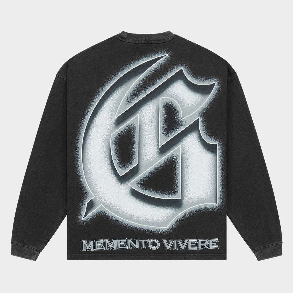 Godspeed 'Silencio' LS T-Shirt (Black Wash)