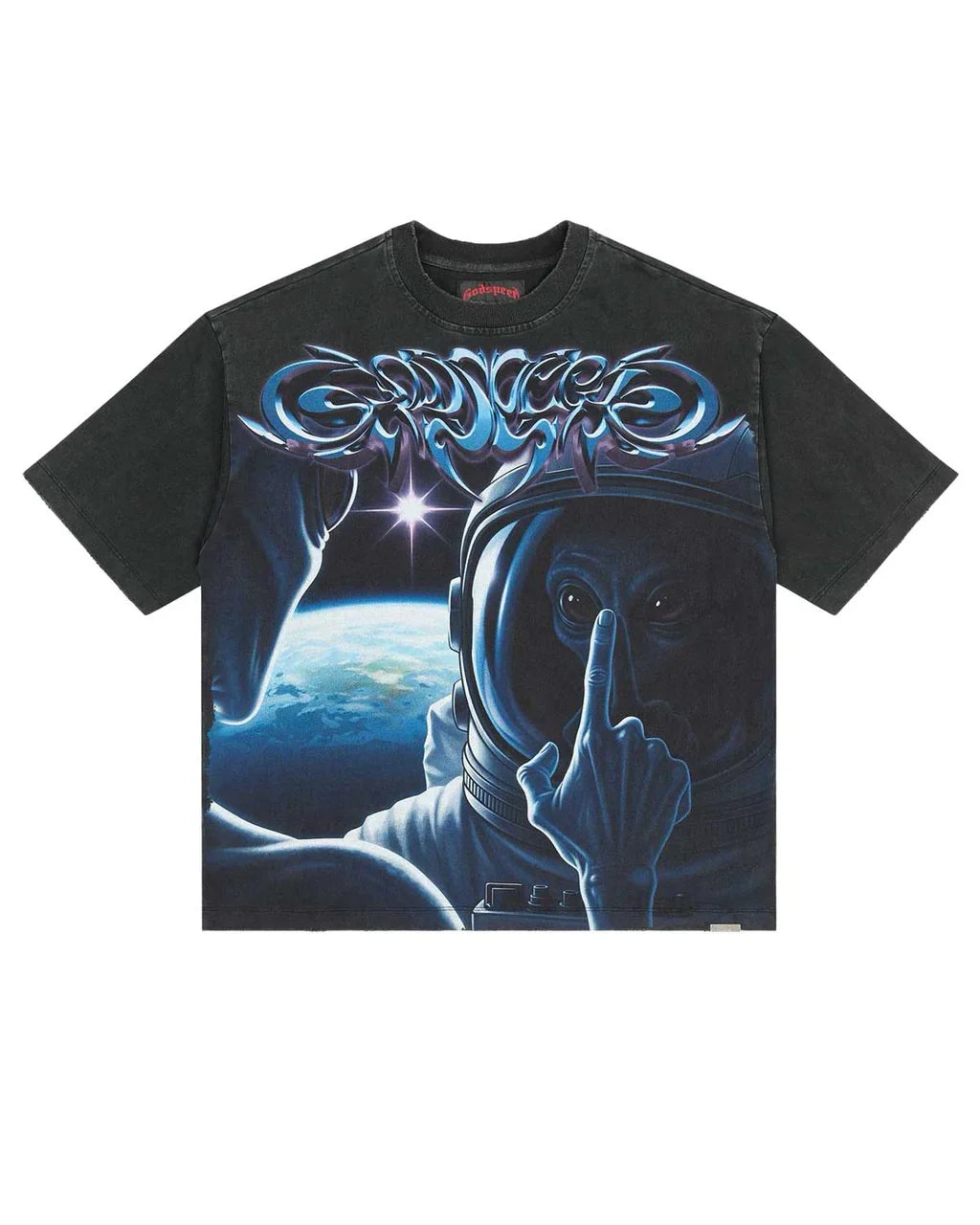 Godspeed 'First Contact 2' T-Shirt (Black)