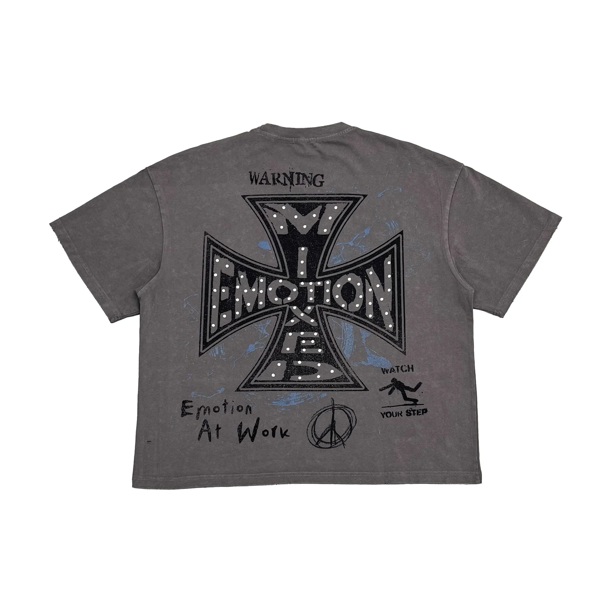 Mixed Emotion Grey “Friends” Tee
